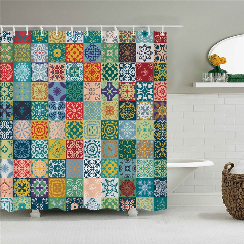 African Culture Shower Curtain Decor For Bathroom Polyester Waterproof