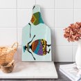 thumbnail image 1 of African Cutting Board, Ladies in Traditional Costume Silhouettes Ethnicity Vintage Display, Decorative Tempered Glass Cutting and Serving Board, Wine Bottle Shape, Multicolor, by Ambesonne, 1 of 1