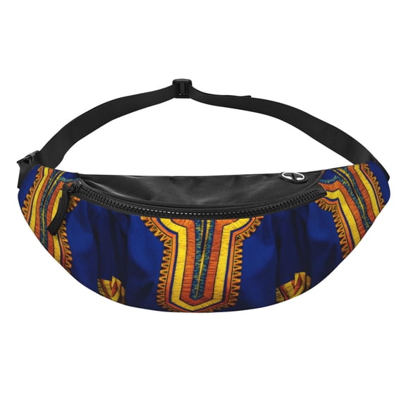 African Dashiki Tribal Fanny Pack Casual Hands-Free Wallets Waist Pack Phone Bag Carrying All Phones