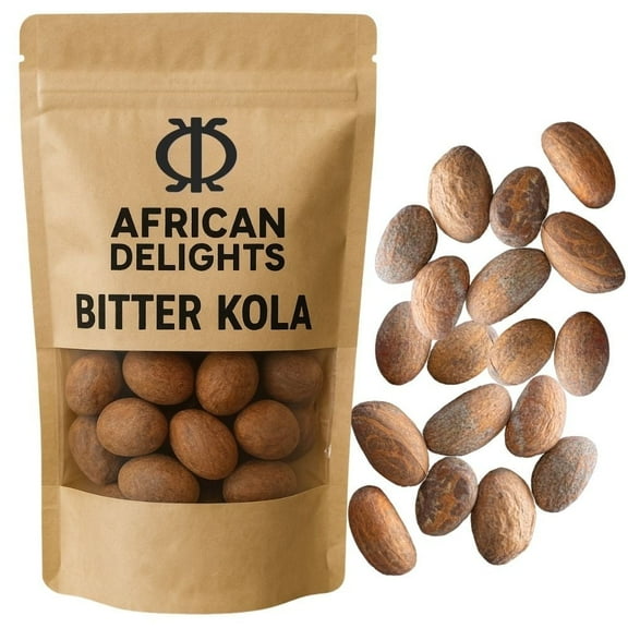 African Delights Bitter Kola Nuts - Whole Raw Garcinia Kola Seeds 12oz