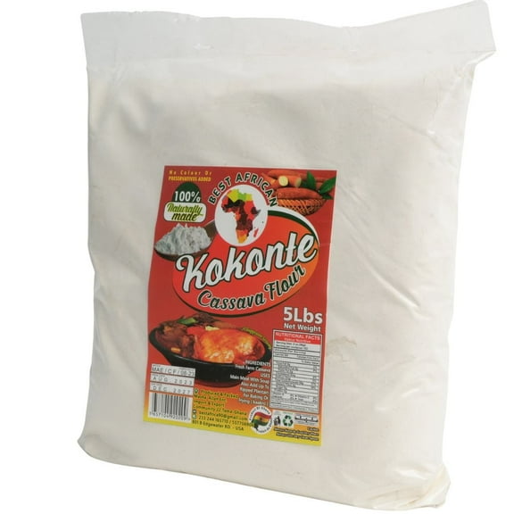 African Delights Country Lady's Cassava Flour, 4 lbs