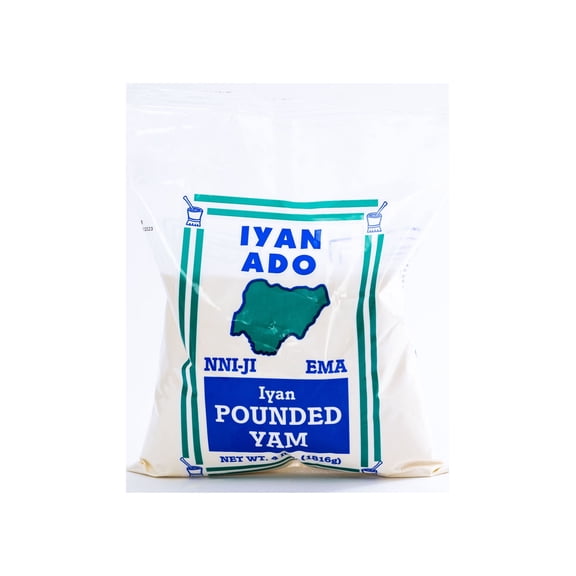 African Delights Iyan Ado Pounded Yam Flour 4 lb Bag