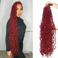 thumbnail image 1 of African Dirty Braid Crochet Hair - 24 Inch Soft Wig Braid - Suitable for Black Women, Natural-Looking, Lightweight & Easy to Install, 1 of 5