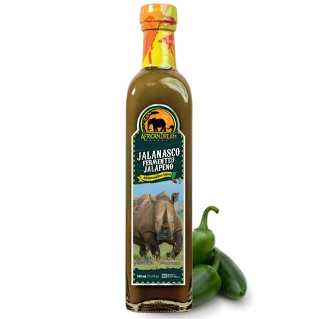African Dream Foods Jalanasco - Fermented Jalapeno Sauce, 16.9fl oz