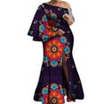 thumbnail image 1 of African Dresses For Plus Size Women 4XL One Sleeve Clothing WY8237, 1 of 5