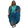 thumbnail image 1 of African Dresses For Women Luxury Boubou Material Rich Embroidery Design Long Dress, 1 of 2