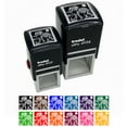 thumbnail image 1 of African Elephant Self-Inking Rubber Stamp Ink Stamper - Fuchsia Ink - Small 1 Inch, 1 of 7