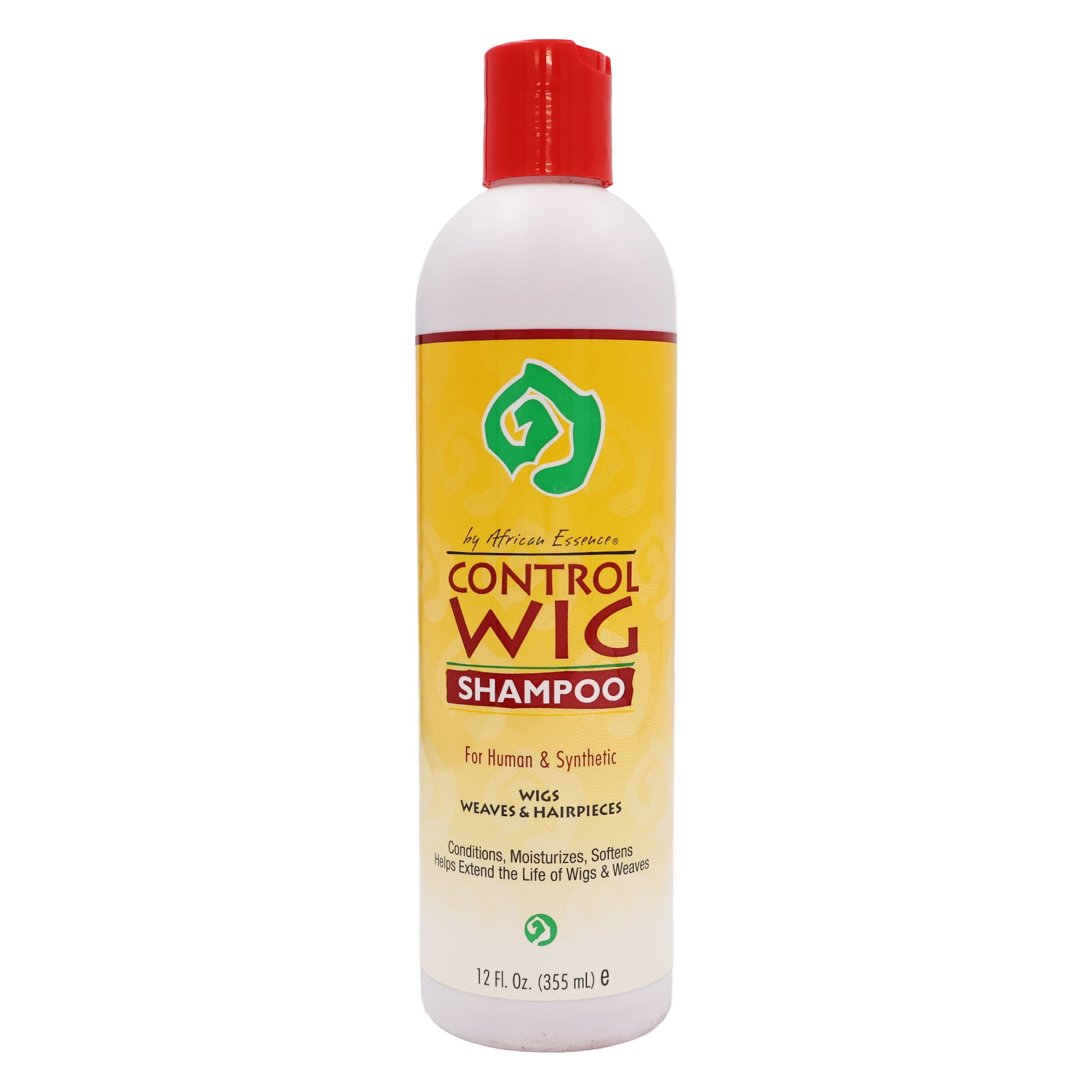 African Essence Control Wig Shampoo For Human And Synthetic Hair, 12 Oz