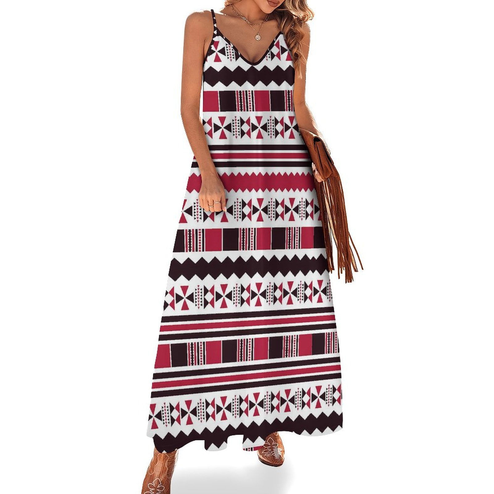 Ethnic print long Dress