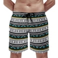thumbnail image 1 of African Ethnic Print Gym Shorts Summer Tribal Kente Design Hawaii Beach Shorts Men Sports Fitness Co, 1 of 6
