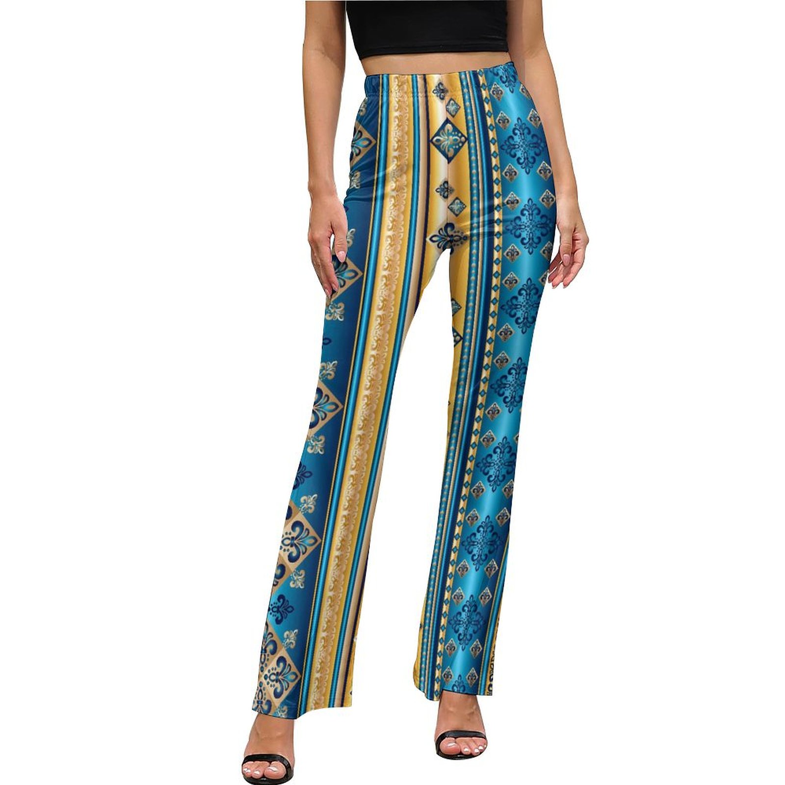 Casual Ethnic Print Pants