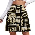 thumbnail image 1 of African Ethnic Skirt Woman Kente Ghana Trendy Mini Skirts Summer Street Wear High Waist De, 1 of 7