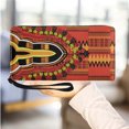 thumbnail image 1 of African Ethnic Tribe Women's Wallet Leather Ladies Purse Zipper Slim Card Holder Wristlet Wallets for Girls Coin Bag, 1 of 7