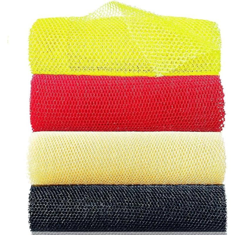 African Exfoliating Net, 4 Pieces African Net Sponge, Nylon African ...