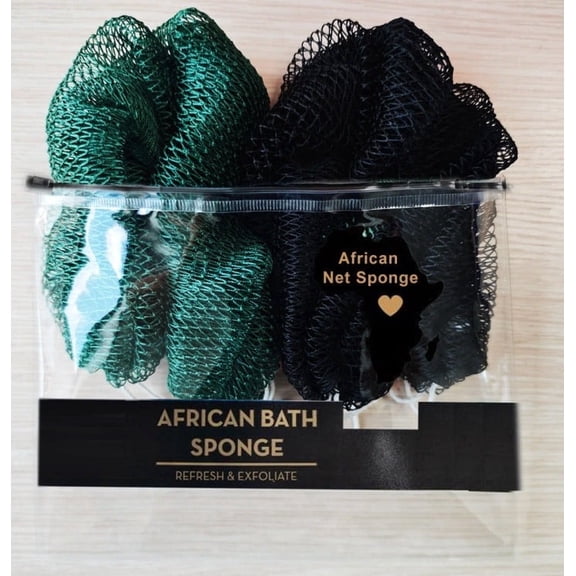 African Exfoliating Net Sponge Ethically Sourced from Nigeria Bath Sponge Smooth Skin Shower