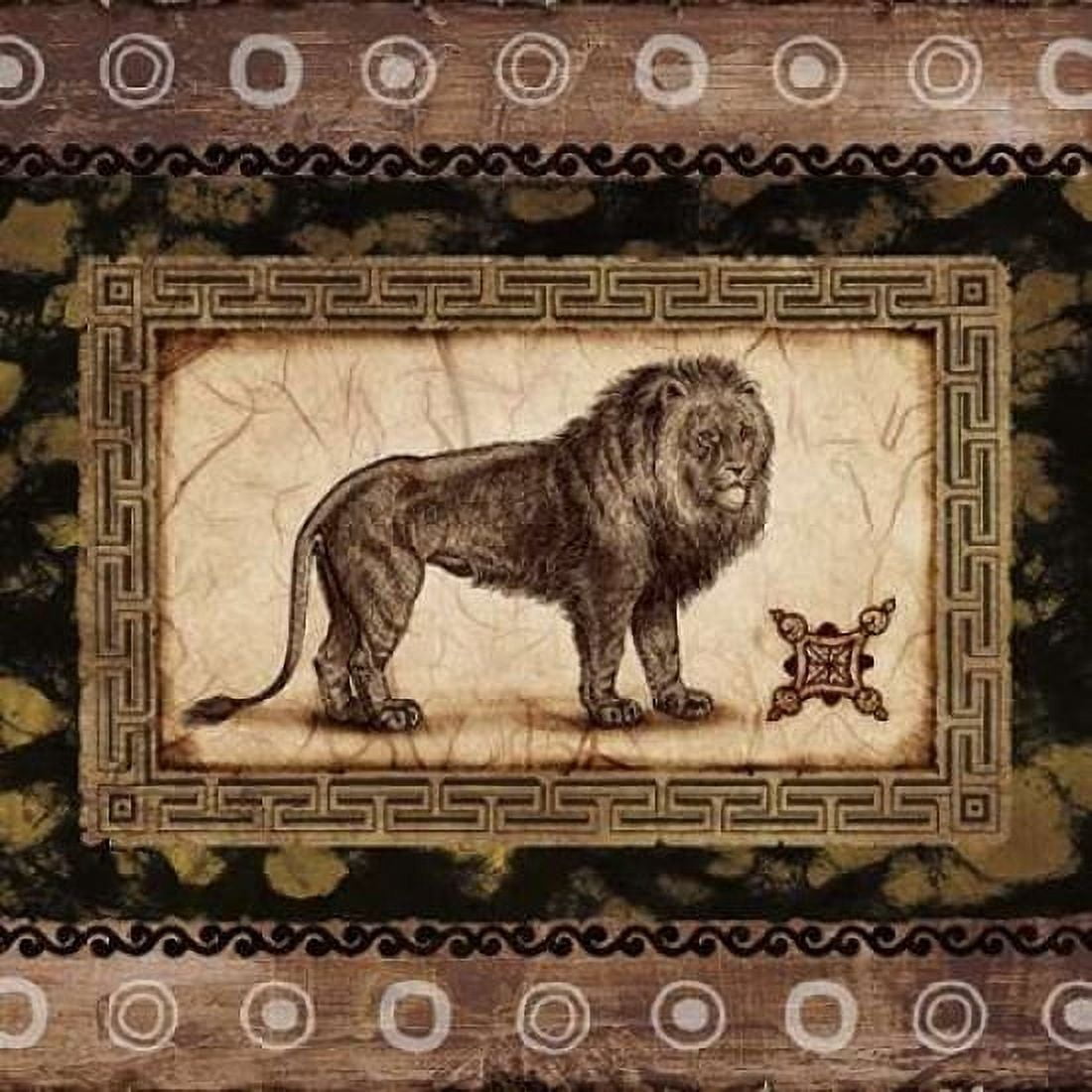 African Expression Square II Canvas Art - Michael Marcon (24 x 24)