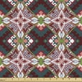 thumbnail image 1 of Ambesonne African Fabric by the Yard Upholstery, Abstract Tribal, 5 Yards, Multicolor, 1 of 4