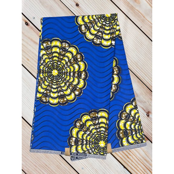 African Fabrics 6 Yards Ankara Wax Print cotton Fabric Multiple colors for Sewing Craft DIY Party Dress