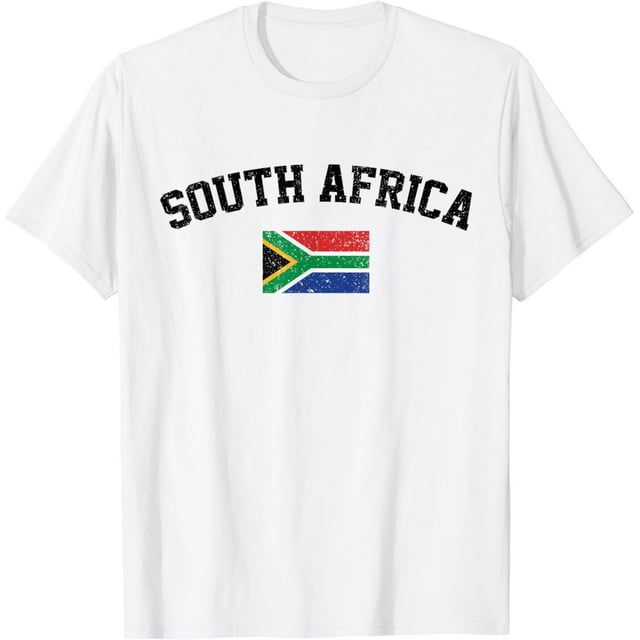 African Flag Tourist Holiday Destination South Africa Flag TShirt
