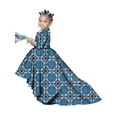 thumbnail image 1 of African Girl Dresses Ankara Print Dashiki Long Party Children's Dresses Clothes, 1 of 5