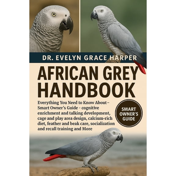African Grey Handbook: Everything You Need To Know About - Smart Owner's Guide - cognitive enrichment and talking develo, (Paperback)