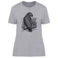 thumbnail image 1 of African Grey Parrot T-Shirt Women -Image by Shutterstock, Female Small, 1 of 2