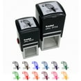 thumbnail image 1 of African Grey Parrot on a Branch Self-Inking Rubber Stamp Ink Stamper - Orange Ink - Small 1 Inch, 1 of 7