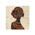 thumbnail image 1 of African Head Scarf, Portrait Folk Art, Head Wrap, 3 Sizes, by Ambesonne, 1 of 2