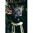 thumbnail image 1 of African Home Decor Pendant lampshade, handmade drum lampshade, ceiling or lamp base lampshade, home improvement- all sizes - Black and White, 1 of 5