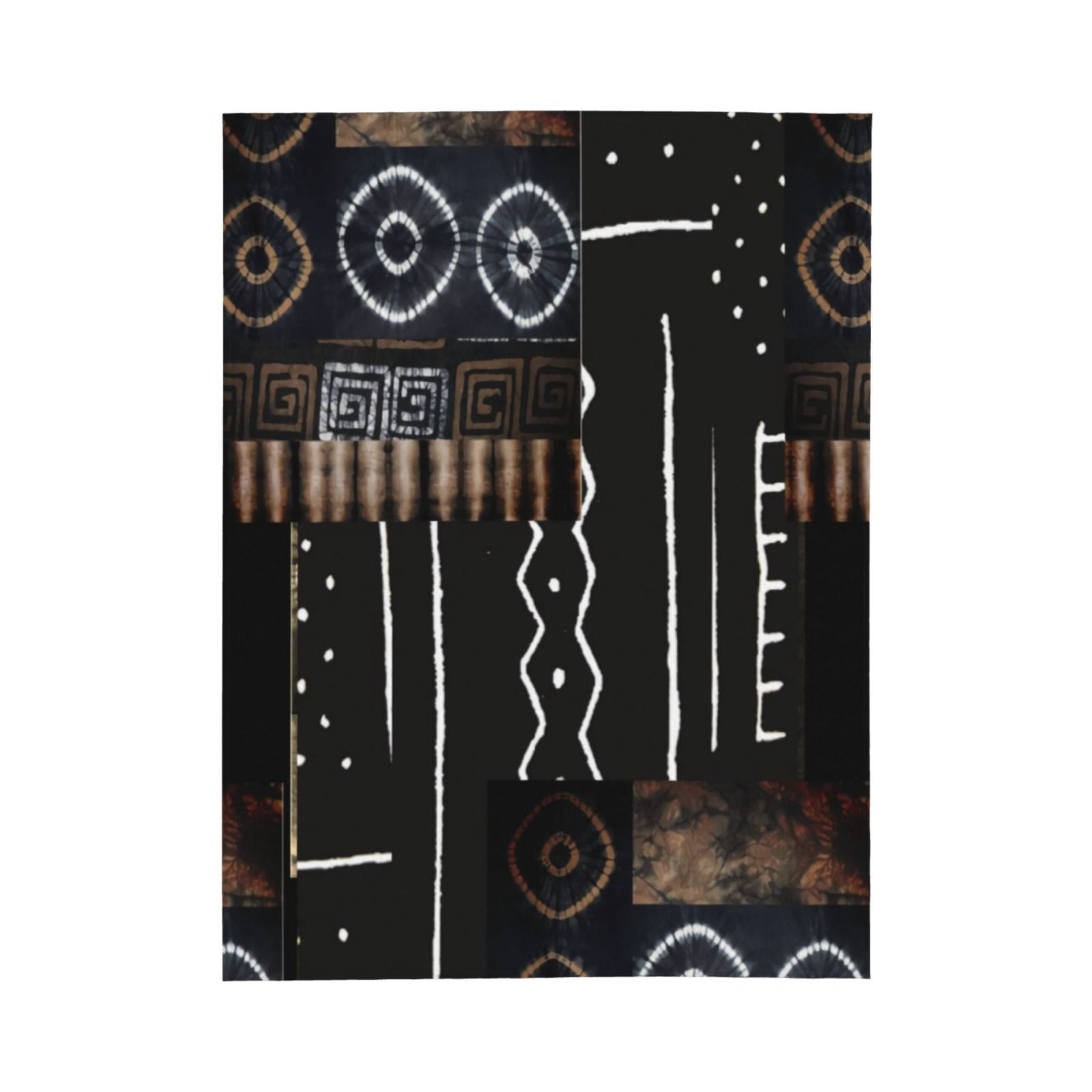 Wildlife South Africa Hooded Blanket Tribal Pattern National Flag Safari Silhouettes TS04 main image 1