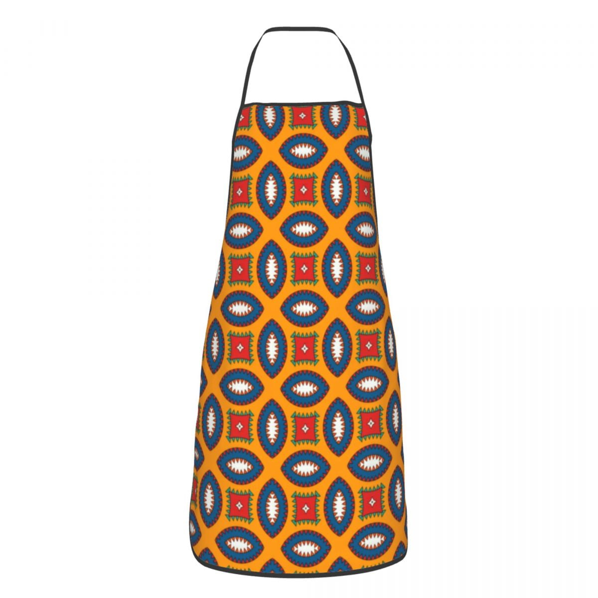 African Kitenge Ankara Print Bib Apron Men Women Unisex Kitchen Chef ...