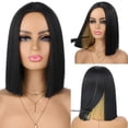 thumbnail image 1 of African Ladies Hair Sets with Wavy Curls Center Part Shoulder Length Synthetic Wig for Everyday Style, 1 of 5