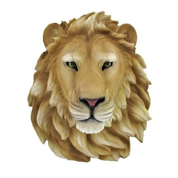 African Lion Head Mount Wall Statue Bust Leo
