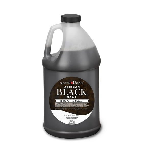 African Liquid Gallon Black Soap 100% Natural soap for Acne, Eczema, Psoriasis,  Dry Skin Scar Removal Face  Body Wash. Hmade imported from Ghana