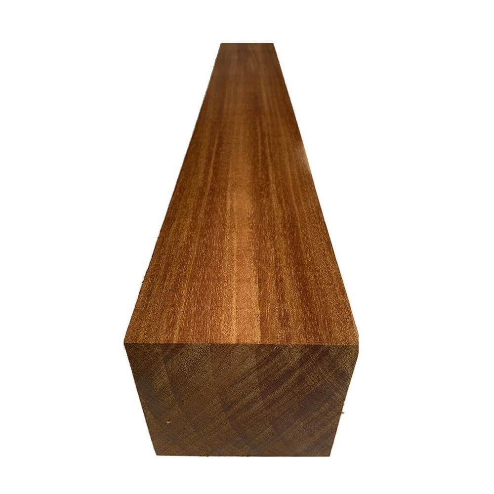 African Mahogany/Khaya Turning Wood Blanks 2" x 2" x 3" (1 Piece