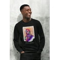 thumbnail image 1 of African Man Head Abstract Art Crewneck Sweatshirt, 1 of 1