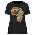 thumbnail image 1 of African Map Silhouette T-Shirt Women -Image by Shutterstock, Female Medium, 1 of 4