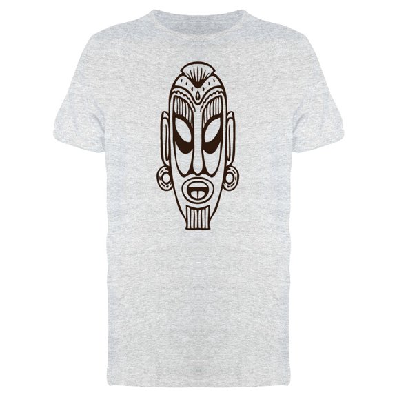 African Mask Brown Tee Men's -Image by Shutterstock