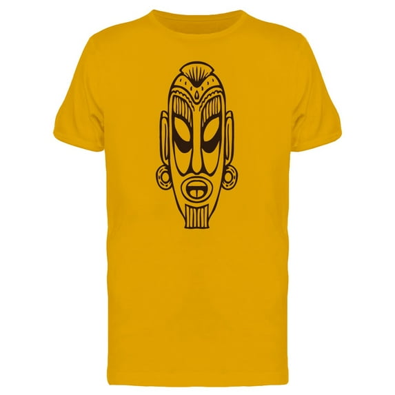 African Mask Brown Tee Men's -Image by Shutterstock