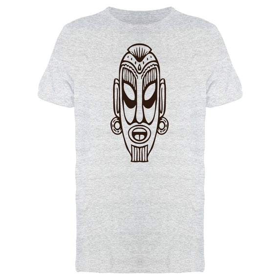African Mask Brown Tee Men's -Image by Shutterstock
