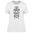 thumbnail image 1 of African Mask Hand Drawn T-Shirt Women -Image by Shutterstock, Female Medium, 1 of 2