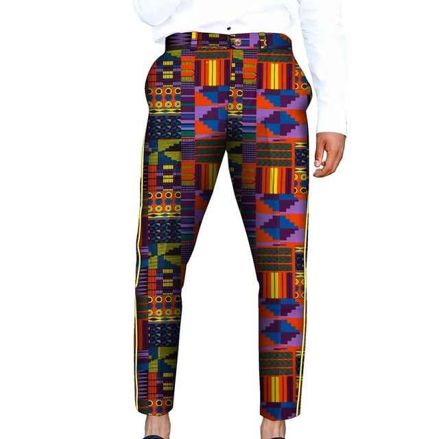 Fabrostyling: Red and Turquoise Ankara Blazer - Size 30 main image 1
