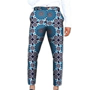 African Men Pants Ankara Blazer Trousers with Pockets WYN1965