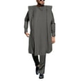thumbnail image 1 of African Mens Clothing Traditional Agbada Robe Suits 3 pcs Set Dashiki Party Outfits WYN01992, 1 of 2