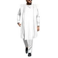 thumbnail image 1 of African Mens Clothing Traditional Agbada Robe Suits 3 pcs Set Dashiki Party Outfits WYN01992, 1 of 2