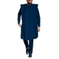 thumbnail image 1 of African Mens Clothing Traditional Agbada Robe Suits 3 pcs Set Dashiki Party Outfits WYN01992, 1 of 2