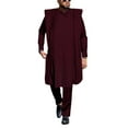 thumbnail image 1 of African Mens Clothing Traditional Agbada Robe Suits 3 pcs Set Dashiki Party Outfits WYN01992, 1 of 2