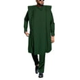 thumbnail image 1 of African Mens Clothing Traditional Agbada Robe Suits 3 pcs Set Dashiki Party Outfits WYN01992, 1 of 2