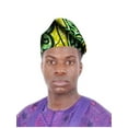 thumbnail image 1 of African Mens Kufi Hat Ankara Cotton Kufi Hats Wrap Caps Men Hat Accessory Cap wyb780, 1 of 1