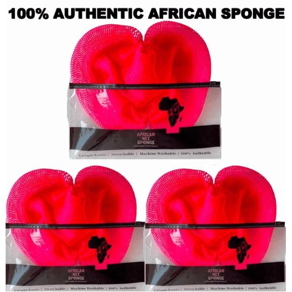 African Mesh Bath Sponge (Toilet Scrubber) Suitable For Exfoliating The Back And The Entire Body.